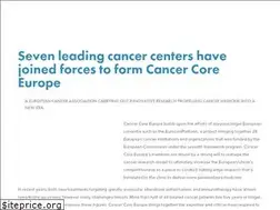 Sites similar to cancercoreeurope.eu