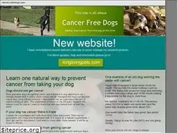 Sites similar to cancercurefordogs.com