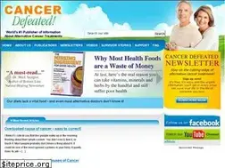 Sites similar to cancerdefeated.com