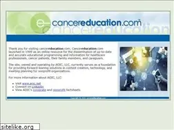 Sites similar to cancereducation.com