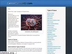 Sites similar to cancerfactsmd.com