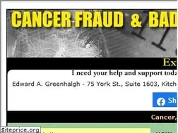 Sites similar to cancerfraudbadbiotech.com