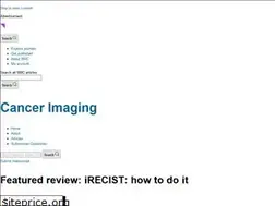 Sites similar to cancerimagingjournal.com