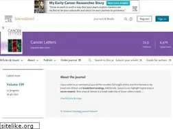 Sites similar to cancerletters.info