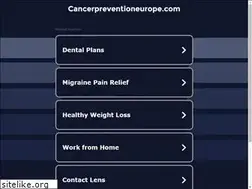 Sites similar to cancerpreventioneurope.com