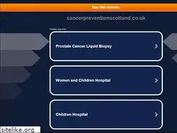 Sites similar to cancerpreventionscotland.co.uk