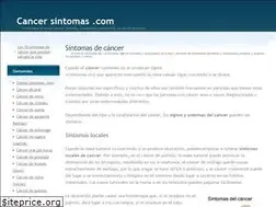 Sites similar to cancersintomas.com