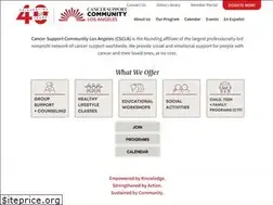 Sites similar to cancersupportla.org