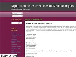Sites similar to cancionessilvio.blogspot.com