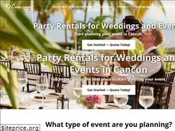 Sites similar to cancunpartyrentals.com
