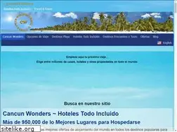 Sites similar to cancunwonders.com