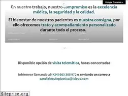 Sites similar to candialoculoplastica.es
