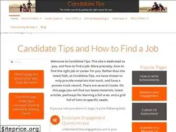 Sites similar to candidatetips.com