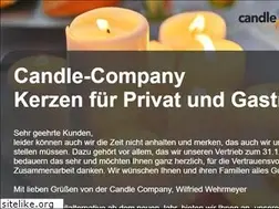 Sites similar to candle-company.de