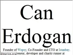 Sites similar to canerdogan.net