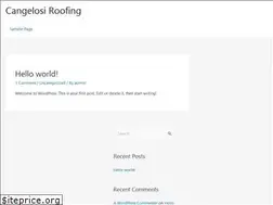 Sites similar to cangelosiroofing.com