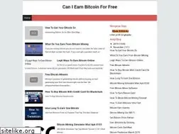 Sites similar to caniearnbitcoinforfree.blogspot.com