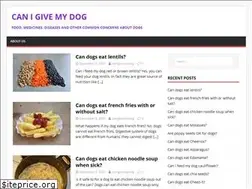 Sites similar to canigivemydog.info