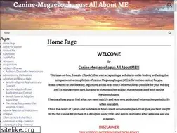 Sites similar to canine-megaesophagus.com