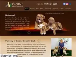 Sites similar to caninecountryclubelkomn.com