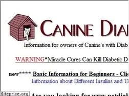Sites similar to caninediabetes.org