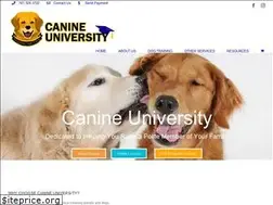 Sites similar to canineuniversity.com
