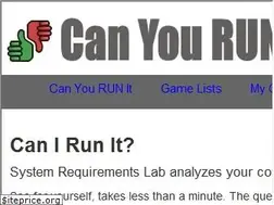 Sites similar to canirunit.com