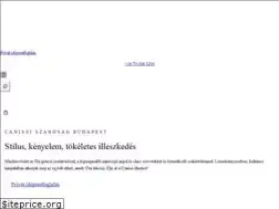 Sites similar to canissi.hu