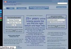 Sites similar to canlaw.com