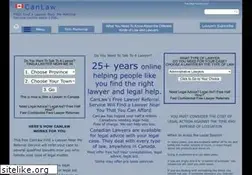 Sites similar to canlaw.info