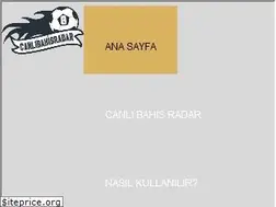 Sites similar to canlibahisradar.com