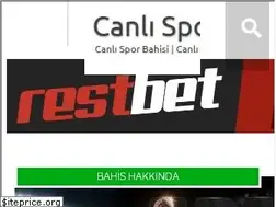 Sites similar to canlisporbahisi.com