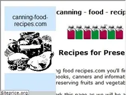 Sites similar to canning-food-recipes.com