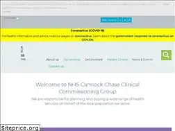 Sites similar to cannockchaseccg.nhs.uk