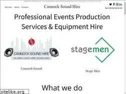 Sites similar to cannocksoundhire.co.uk