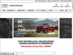 Sites similar to cannonchevrolet.com