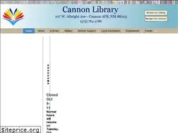 Sites similar to cannonlibrary.org