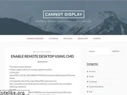 Sites similar to cannotdisplay.com