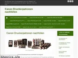 Sites similar to canon-patronen-nachfuellen.de