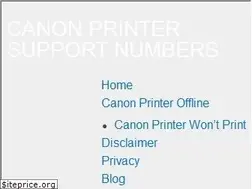 Sites similar to canon-printer-support-numbers.com