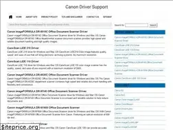 Sites similar to canondriversupport.com