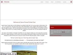 Sites similar to canonfromecricketclub.co.uk