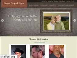 Sites similar to canonfuneralhome.com