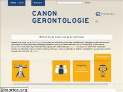 Sites similar to canongerontologie.nl