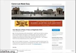 Sites similar to canonlawmadeeasy.com