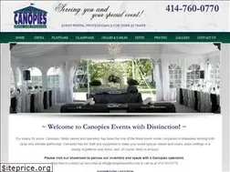 Sites similar to canopiesevents.com
