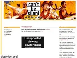 Sites similar to cant-be-silent.de