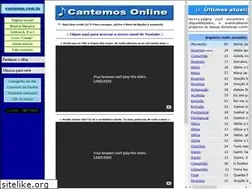 Sites similar to cantemos.com.br