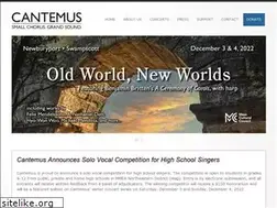 Sites similar to cantemus.org