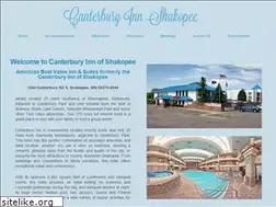 Sites similar to canterburyinnshakopee.com